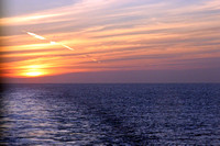 Sunset from ms Volendam, Caribbean, Nov.07